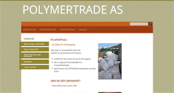 Desktop Screenshot of polymertrade.no